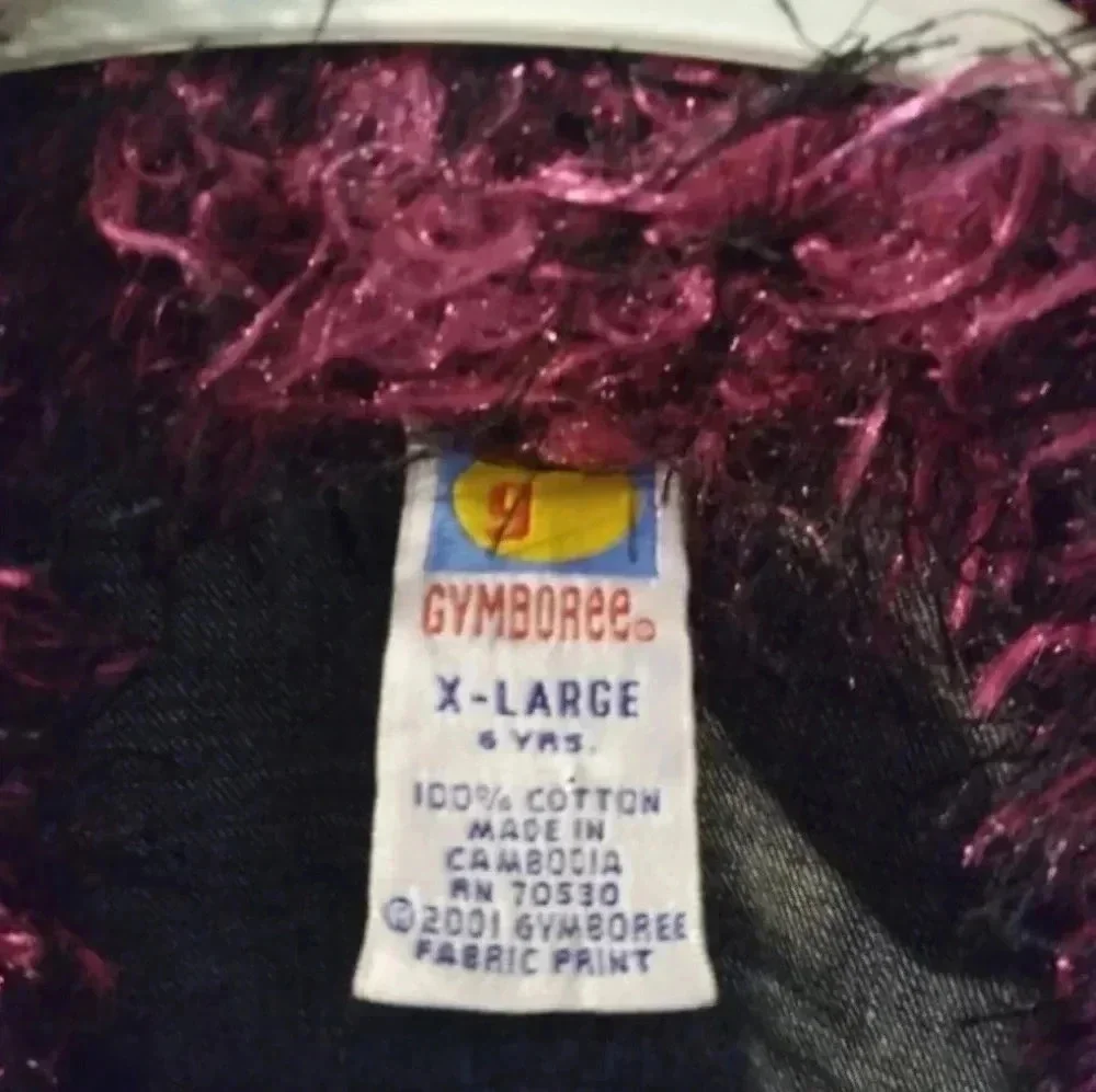 vintage customized Gymboree jean jacket-girls X-large age 6